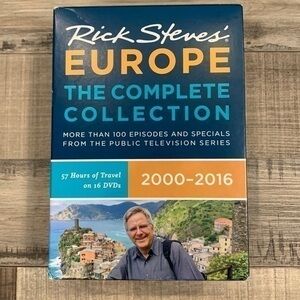 Rick Steve’s’ Europe The Complete Collection 2000-2016 DVD set